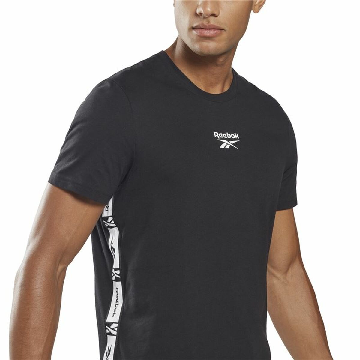 Maglia a Maniche Corte Uomo Reebok Identity Nero