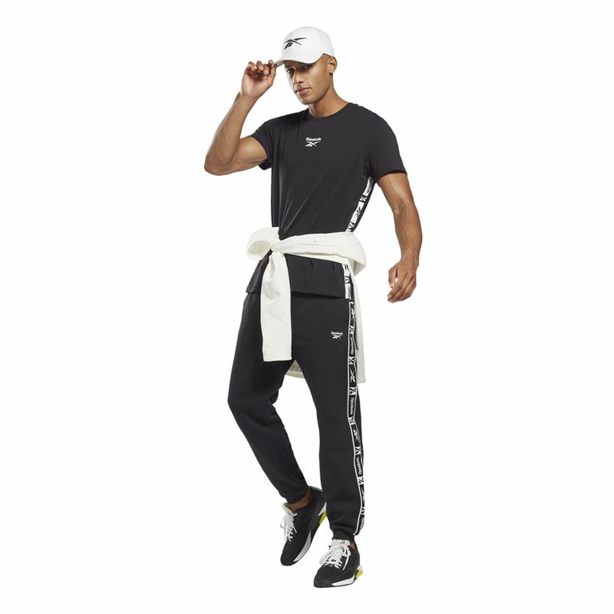 Maglia a Maniche Corte Uomo Reebok Identity Nero