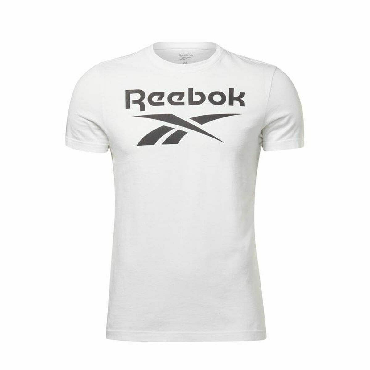 Maglia a Maniche Corte Uomo Reebok  Big Logo Bianco