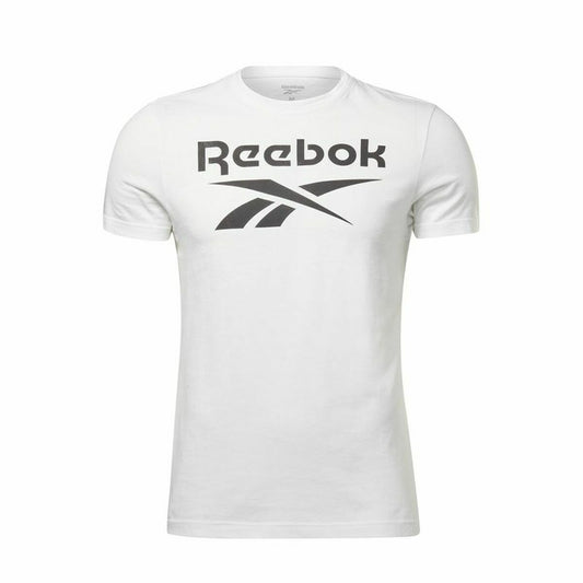 Maglia a Maniche Corte Uomo Reebok  Big Logo Bianco