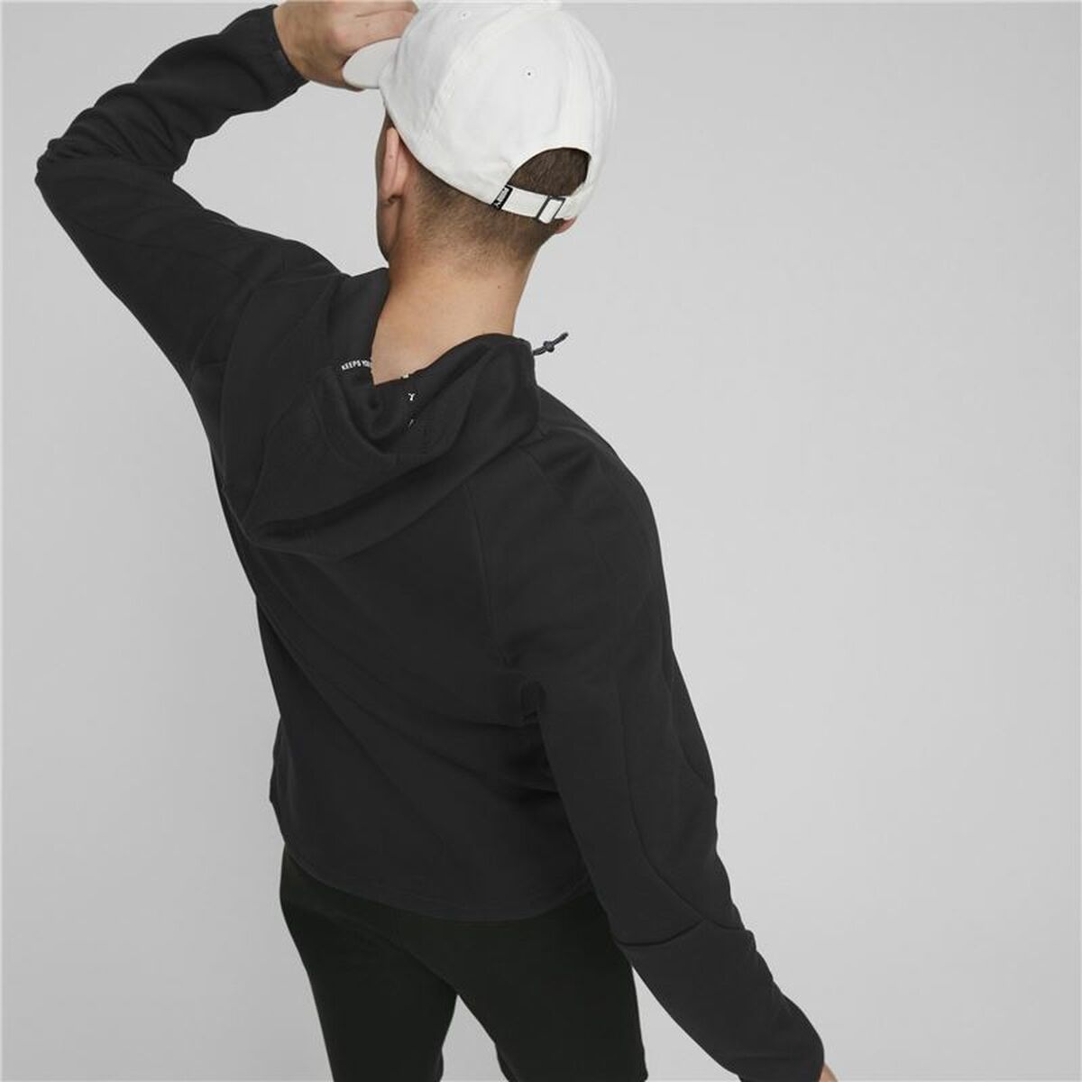 Felpa con Cappuccio Uomo Puma Evostripe Nero