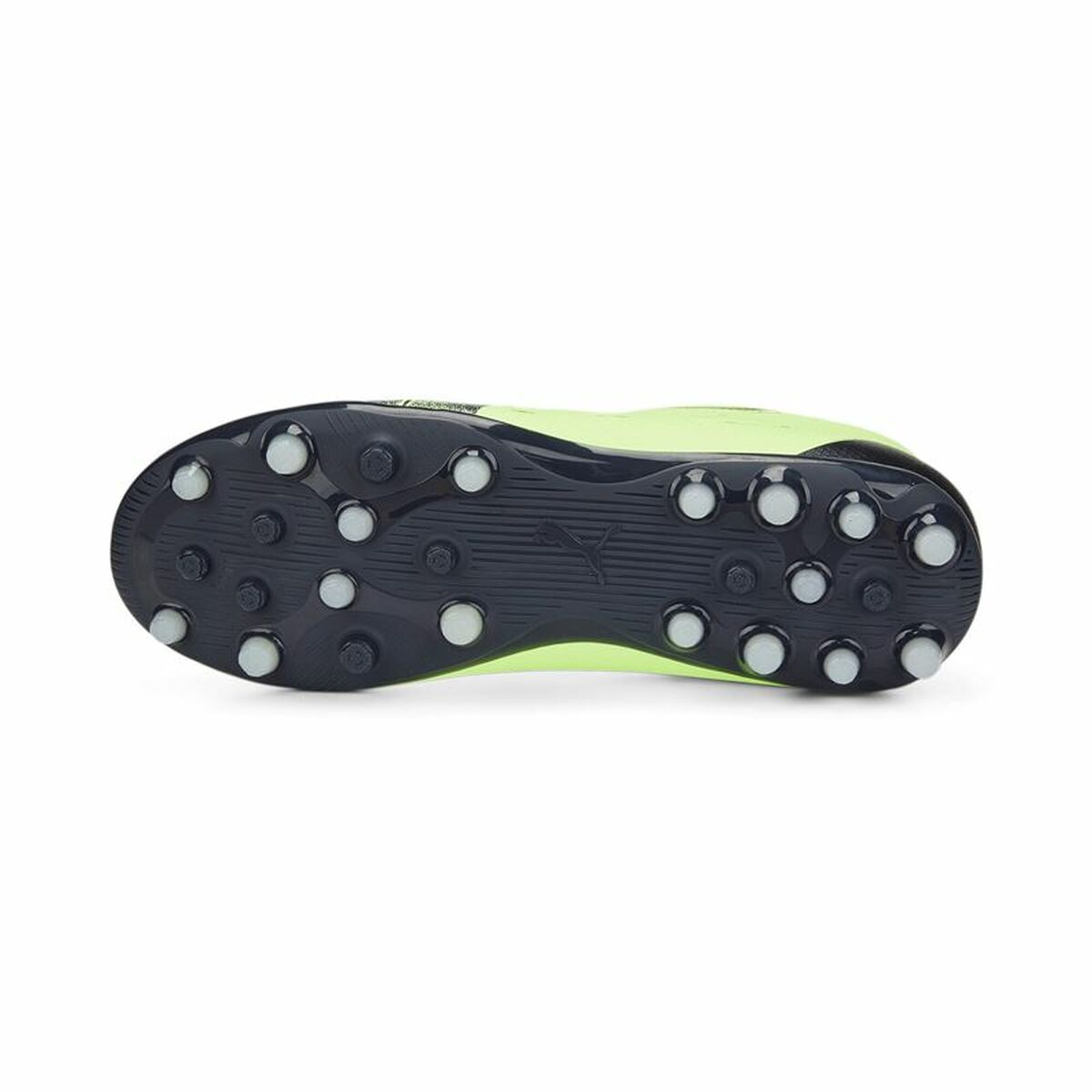 Scarpe da Calcio per Bambini Puma Ultra Play MG Jr Verde limone Unisex