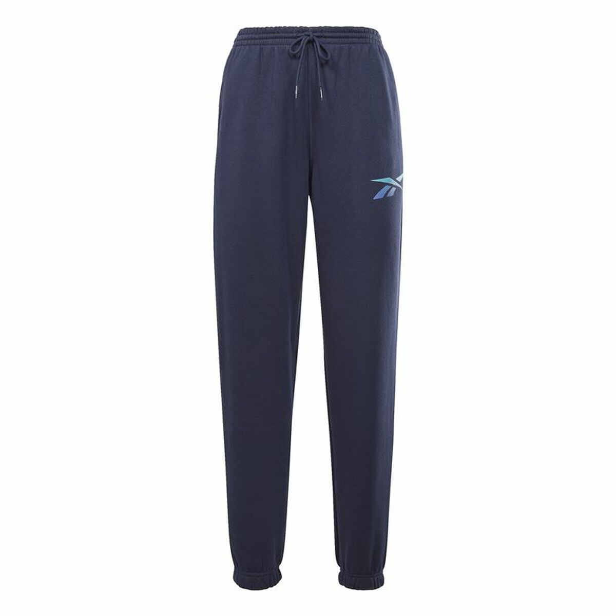 Pantalone Lungo Sportivo Reebok Vector Graphic Blu Marino Donna