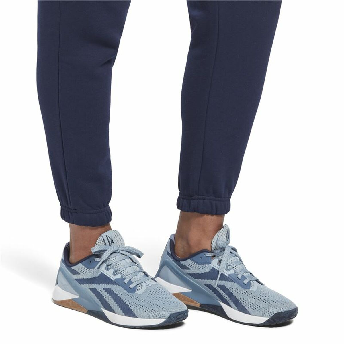 Pantalone Lungo Sportivo Reebok Vector Graphic Blu Marino Donna