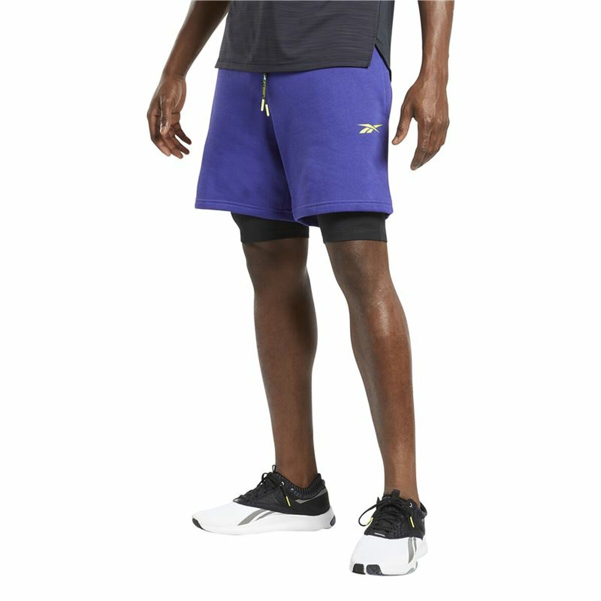 Pantaloni Corti Sportivi da Uomo Reebok Les Mills®  Viola