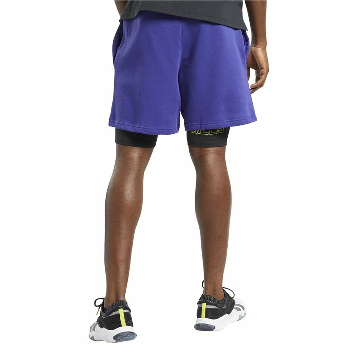 Pantaloni Corti Sportivi da Uomo Reebok Les Mills®  Viola