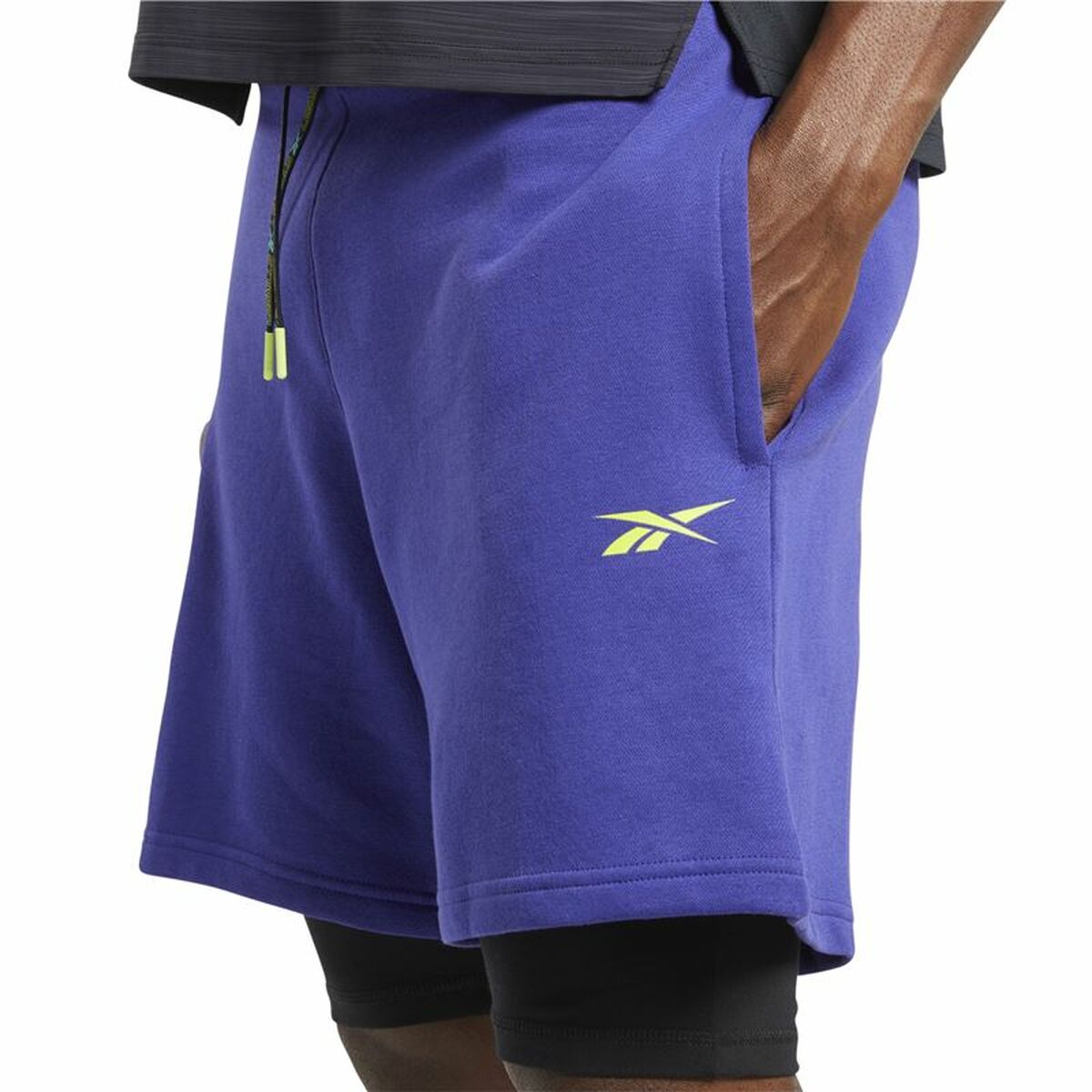 Pantaloni Corti Sportivi da Uomo Reebok Les Mills®  Viola