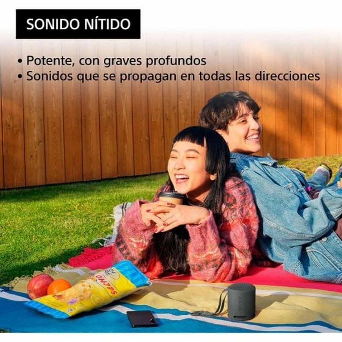 Altoparlante Bluetooth Portatile Sony SRS-XB100  Nero