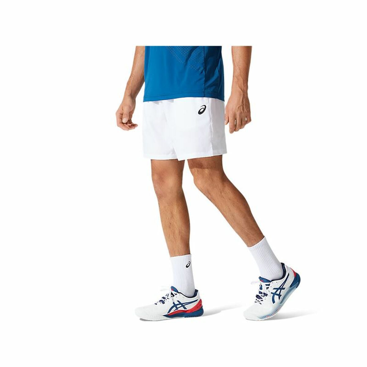 Pantaloni Corti Sportivi da Uomo Asics Court 7IN Bianco