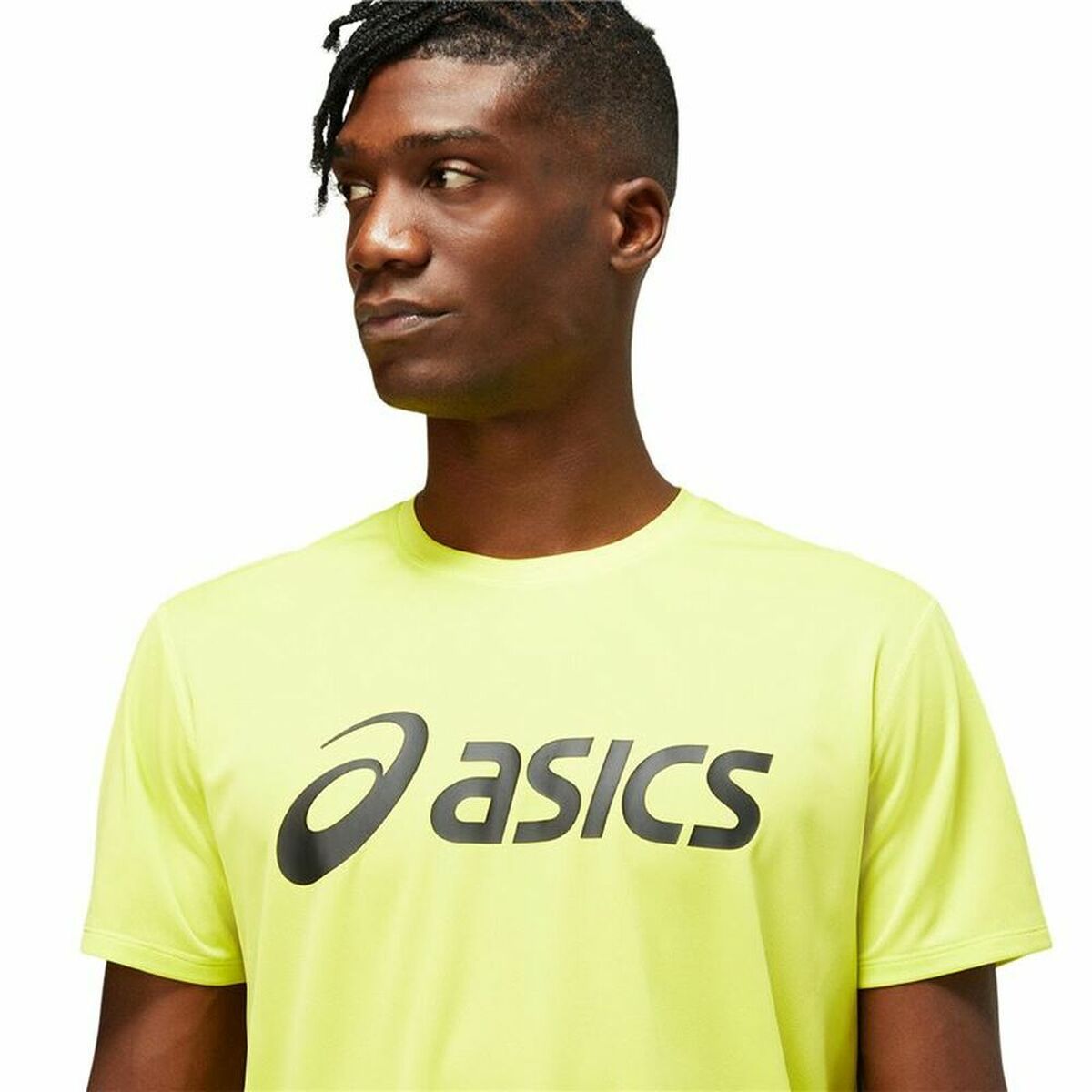 Maglia a Maniche Corte Uomo Asics Core Giallo