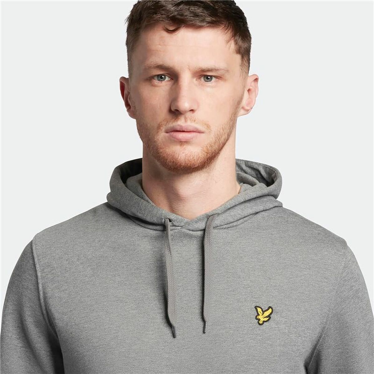 Felpa con Cappuccio Uomo Lyle & Scott Grigio
