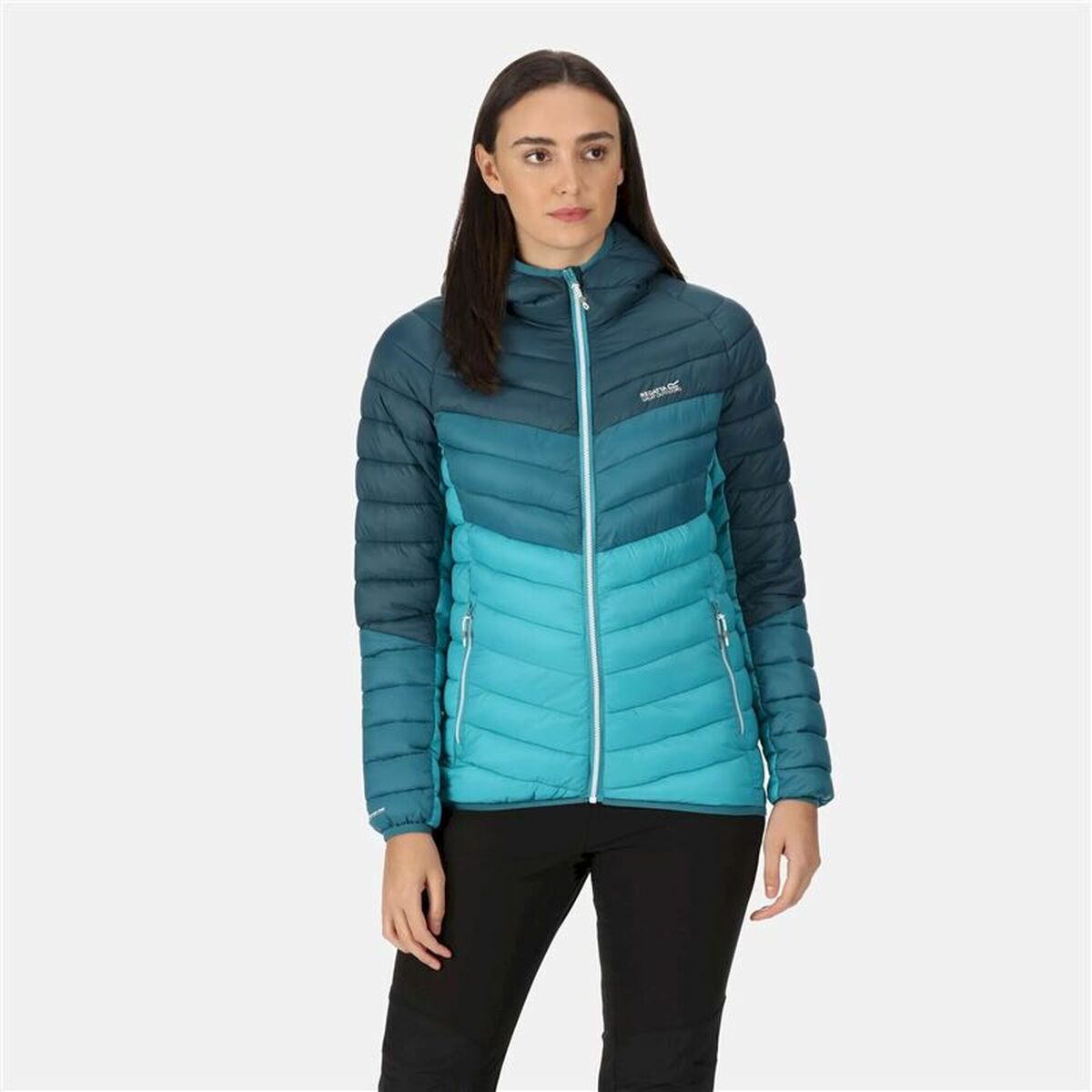 Giacca Sportiva da Donna Regatta Harrock Azzurro Con cappuccio