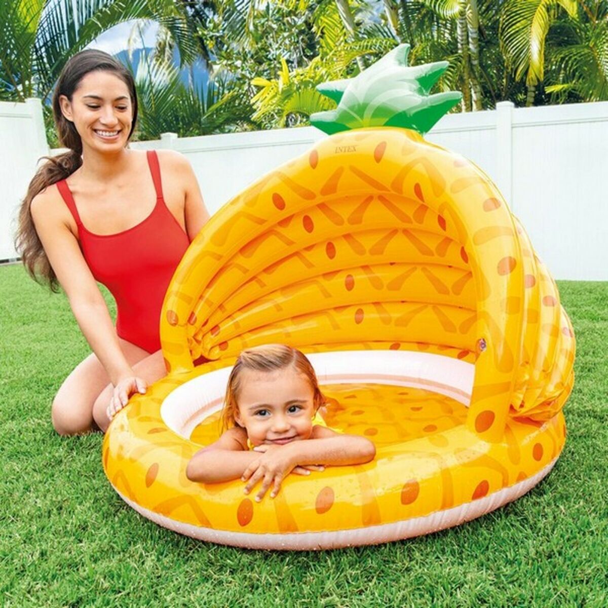 Piscina Gonfiabile Intex 58414NP Ananas 45 L 102 x 94 x 102 cm