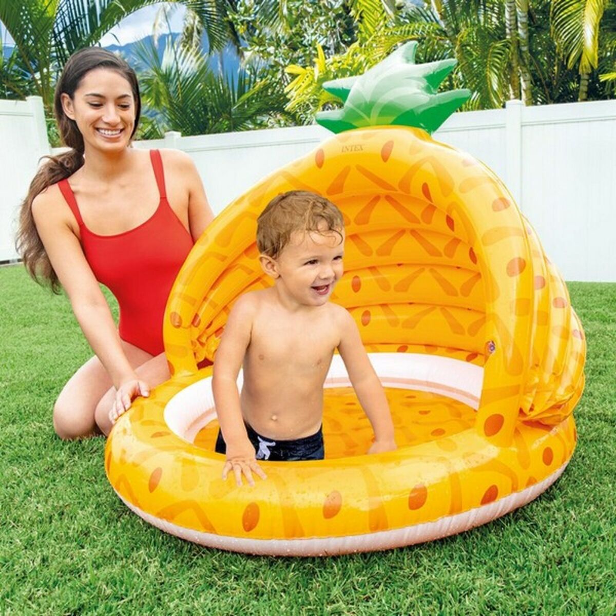 Piscina Gonfiabile Intex 58414NP Ananas 45 L 102 x 94 x 102 cm