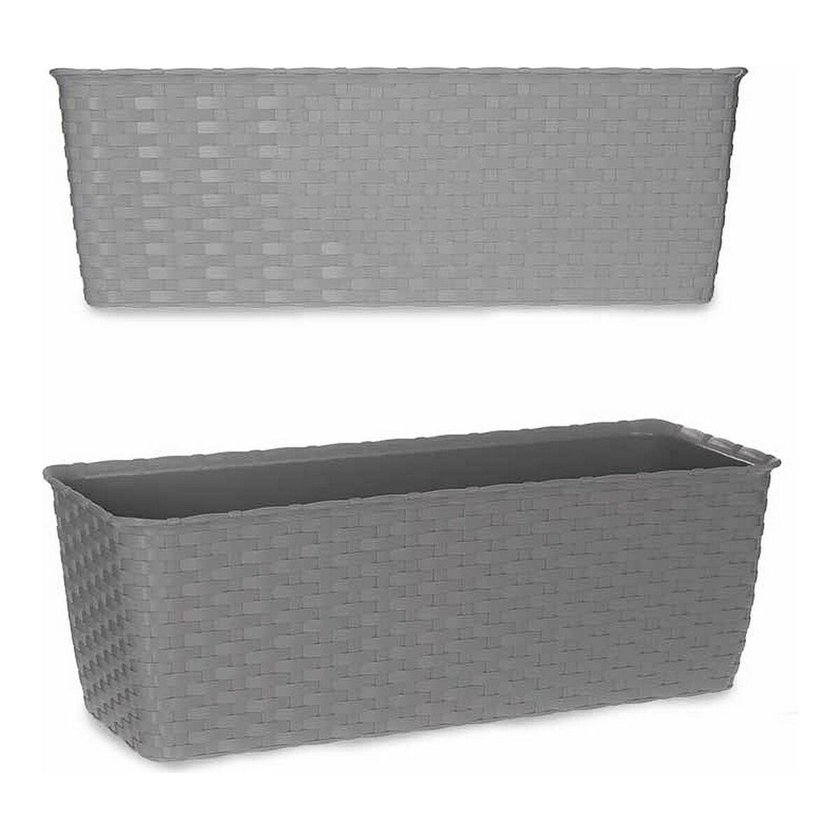 Vaso Autoirrigante Stefanplast 3872940 Grigio Plastica 15,5 x 13,5 x 39 cm