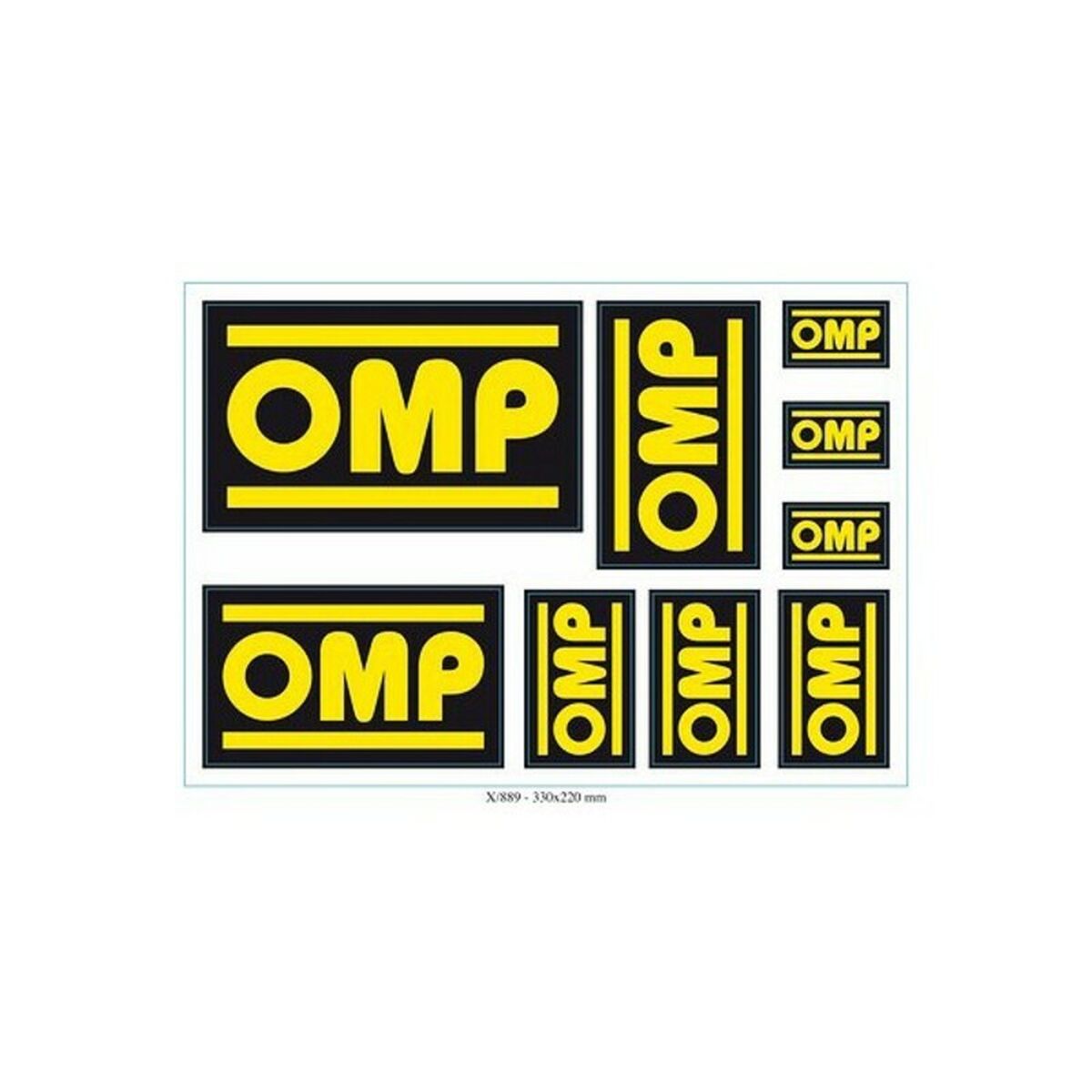 Adesivi OMP X/889 Rally