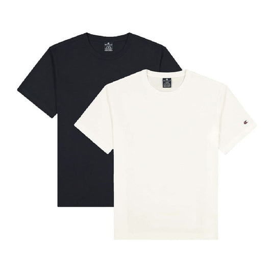 Maglia a Maniche Corte Uomo Champion Crewneck Bianco