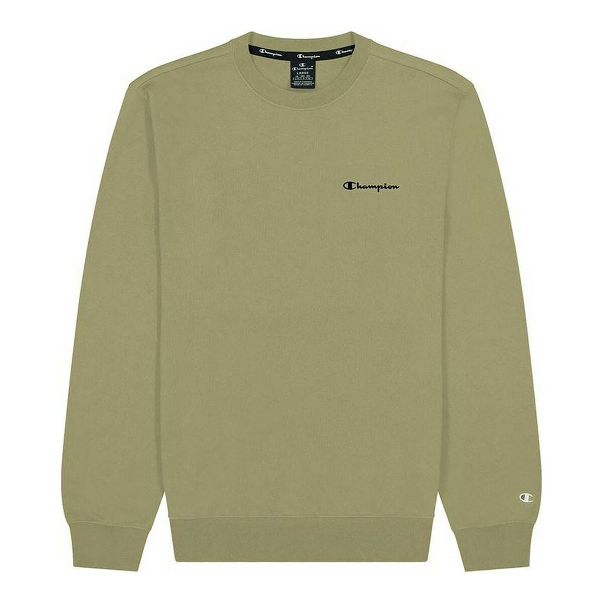 Felpa senza Cappuccio Uomo Champion Crewneck Cachi