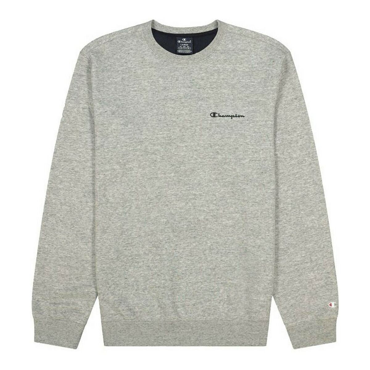 Maglia a Maniche Corte Uomo Champion Spliced Script Grigio