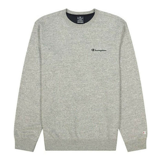 Maglia a Maniche Corte Uomo Champion Spliced Script Grigio