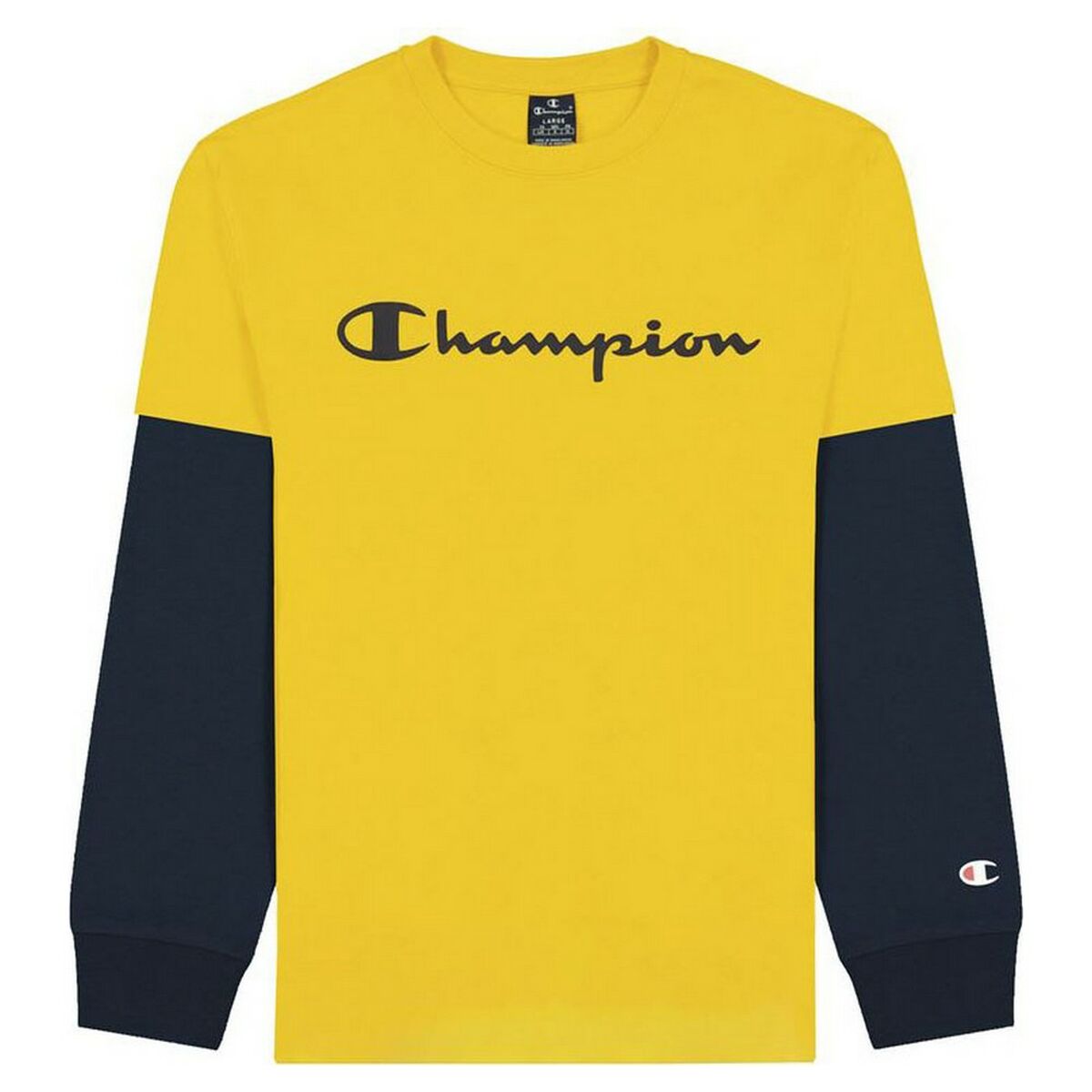 Maglia a Maniche Corte per Bambini Champion Two Sleeves