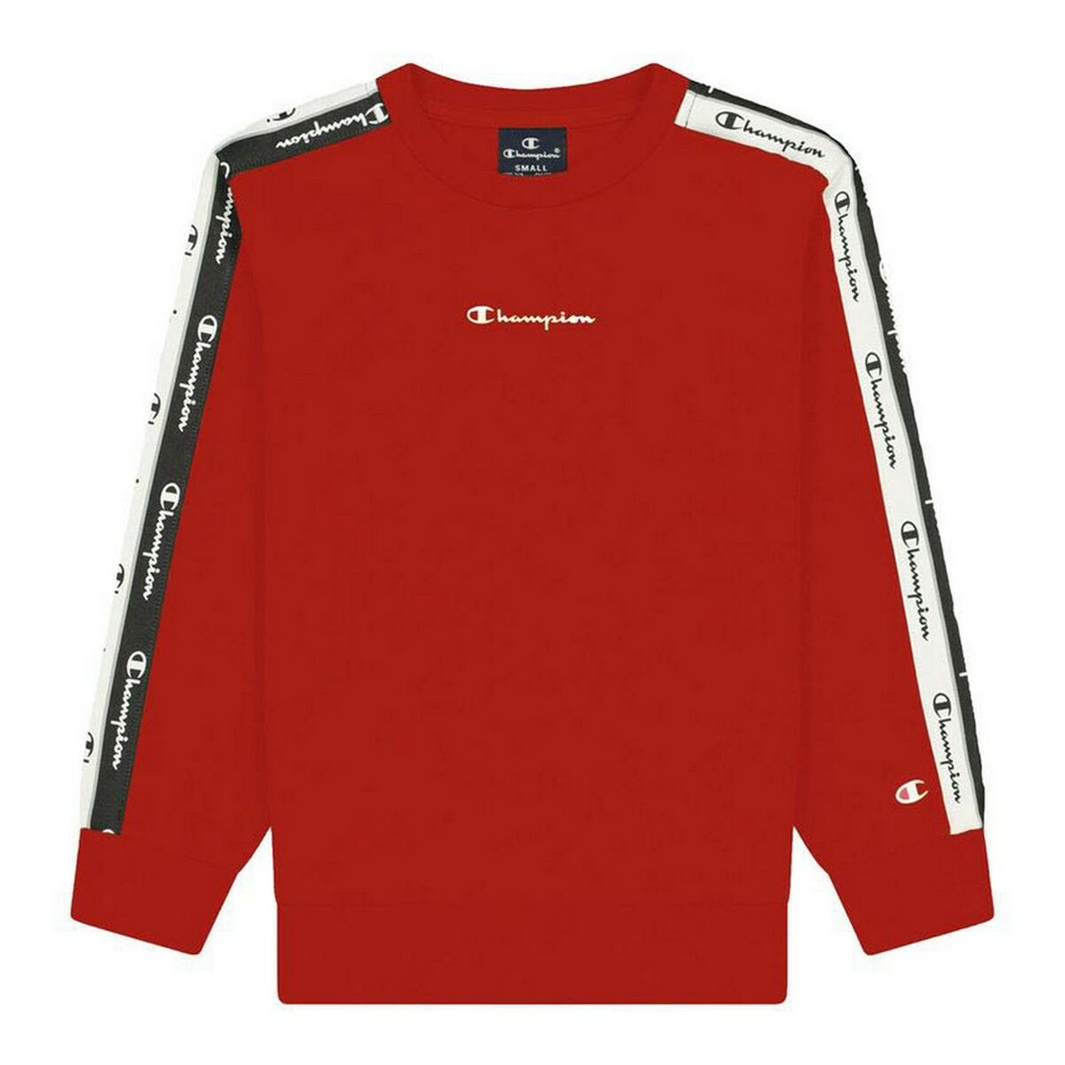Felpa per Bambini Champion Crewneck Logo Rosso