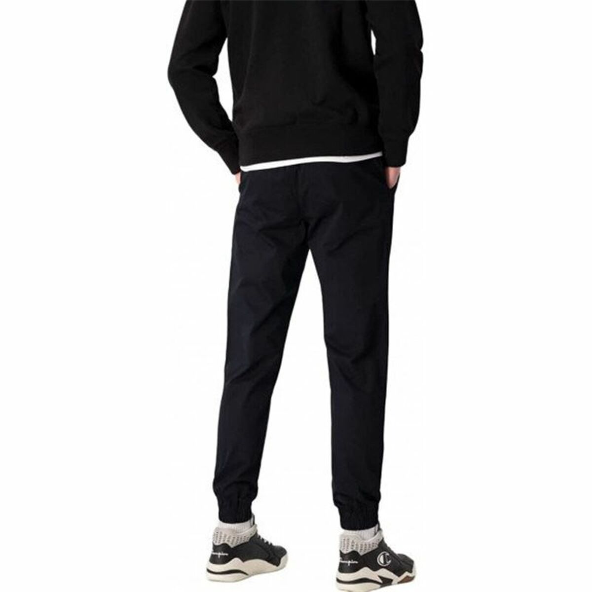 Pantalone Lungo Sportivo Champion Rib Cuff  Nero Uomo