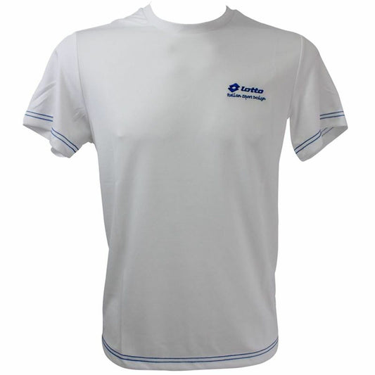 Maglia a Maniche Corte Uomo Lotto Brett Bianco