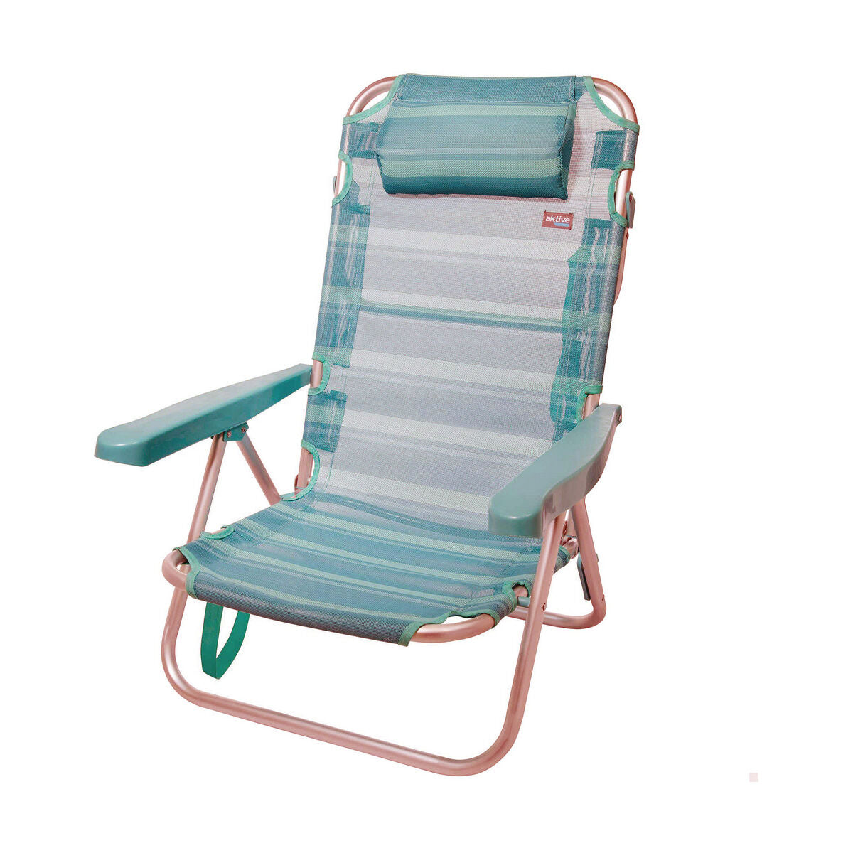 Sedia Pieghevole Colorbaby Mediterran Bianco Turchese 48 x 45,5 x 84 cm