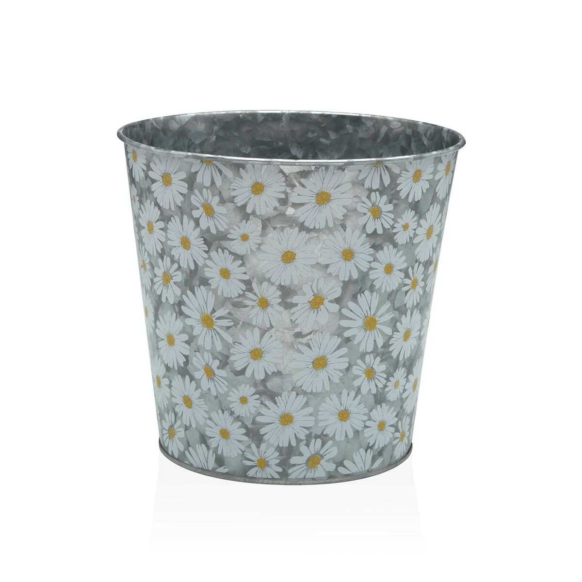Vaso Versa Fiori Metallo Minimalista 18 x 17 x 18 cm