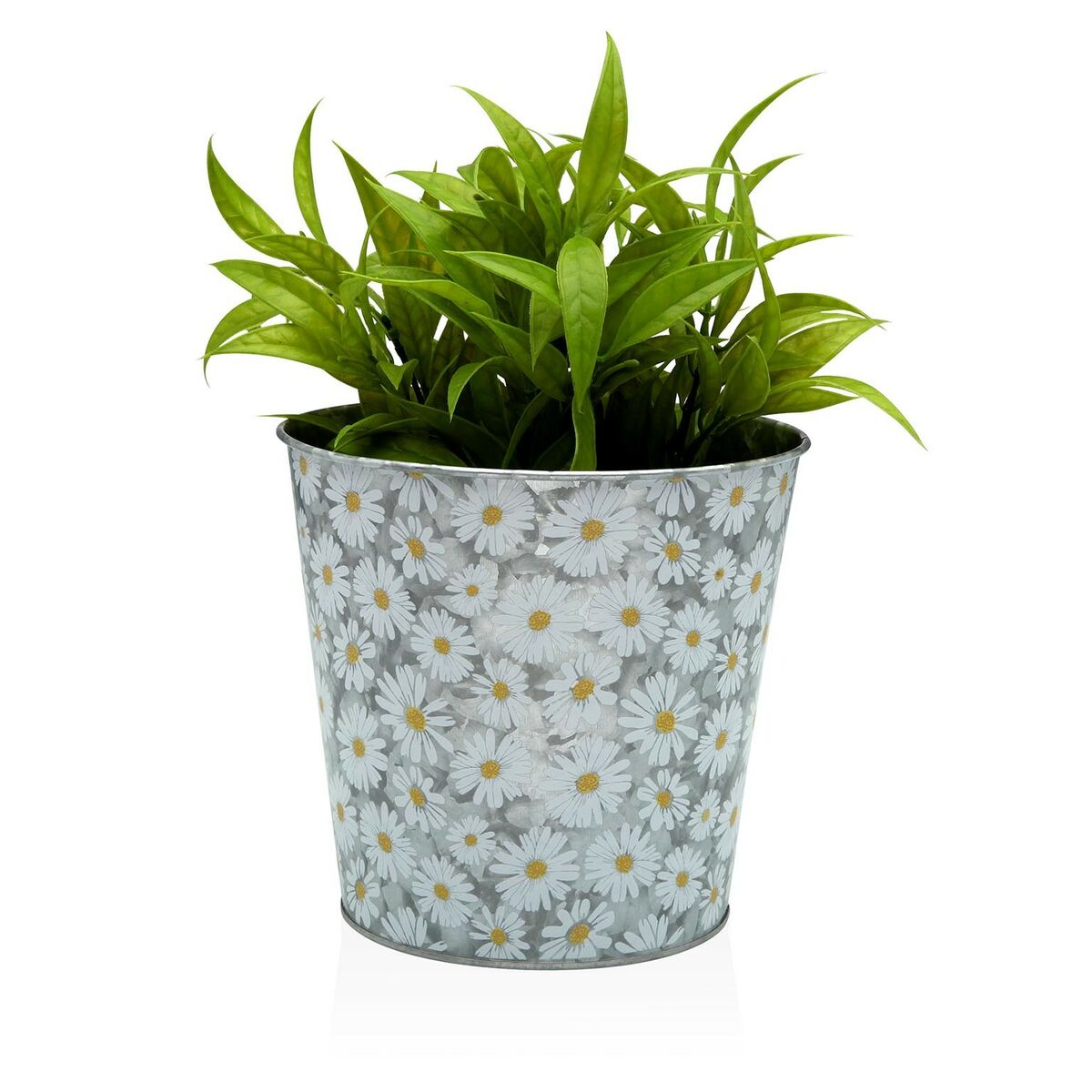 Vaso Versa Fiori Metallo Minimalista 18 x 17 x 18 cm