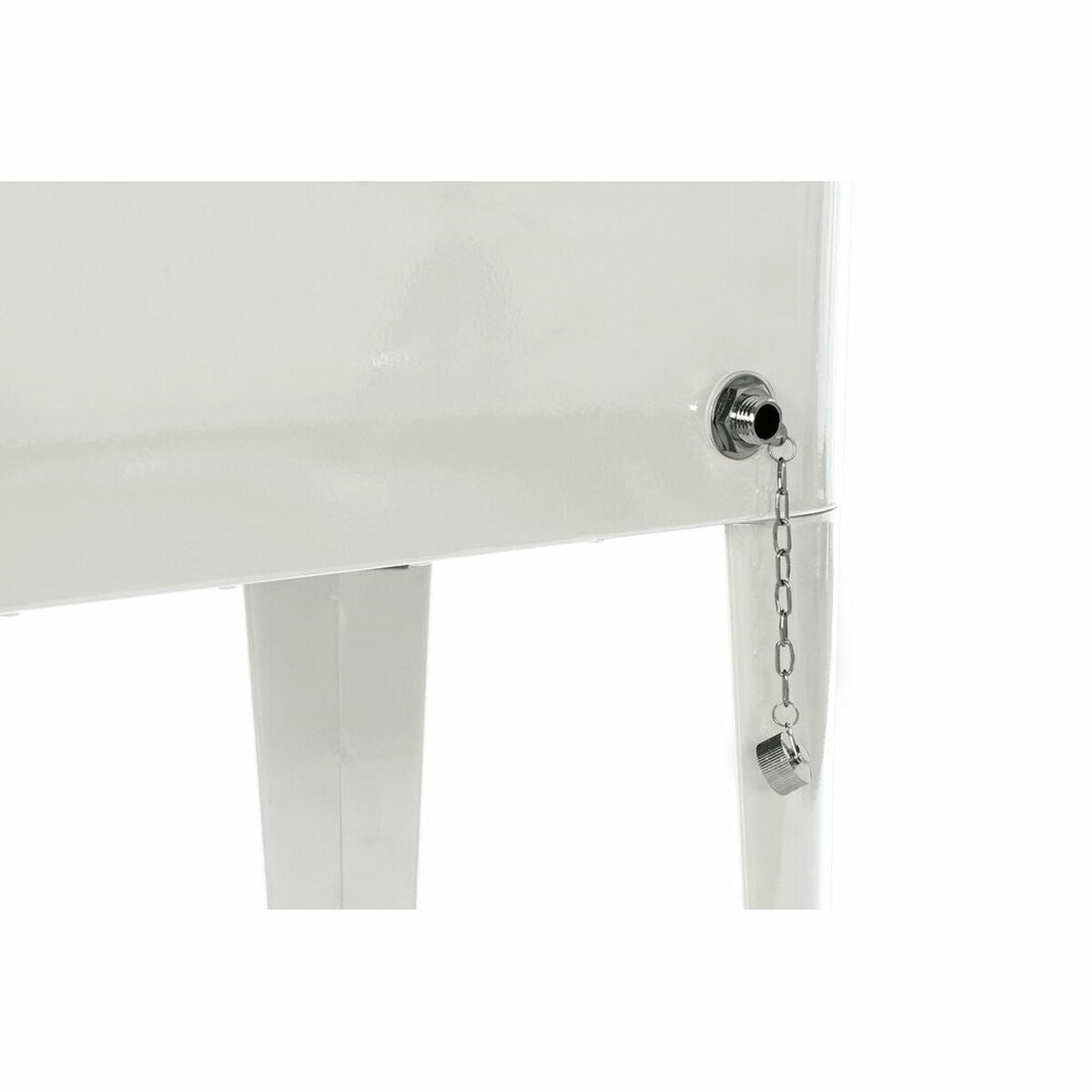 Frigo Portatile DKD Home Decor Bianco Con ruote Acciaio PP (56 L) (74 x 43 x 80 cm)
