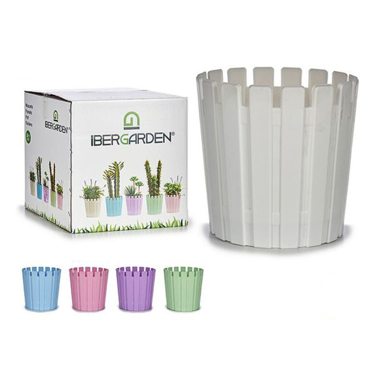 Vaso Plastica 16,5 x 15 x 16,5 cm