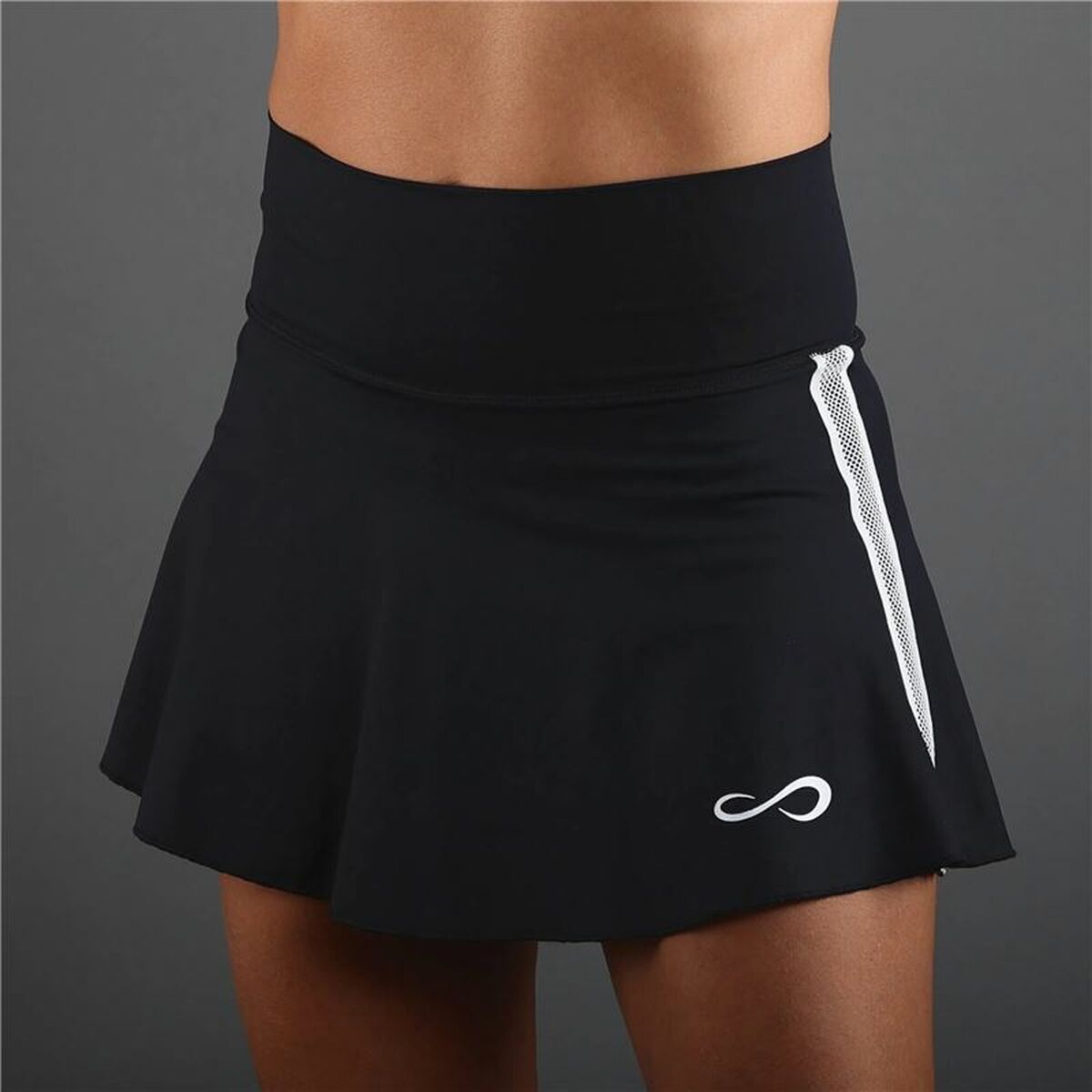 Gonna da padel Endless Lux Ribbon Nero