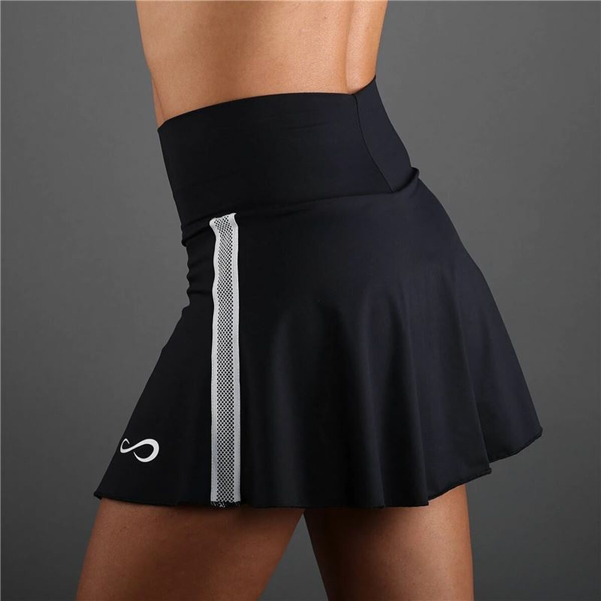 Gonna da padel Endless Lux Ribbon Nero