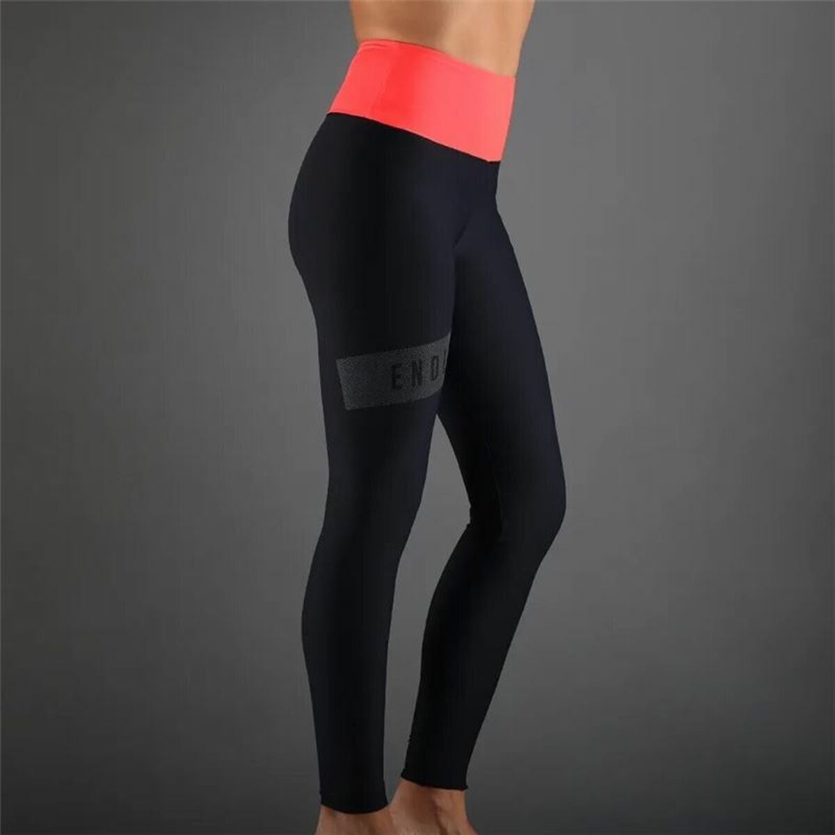 Leggings Sportivo da Donna Endless Nero Fucsia