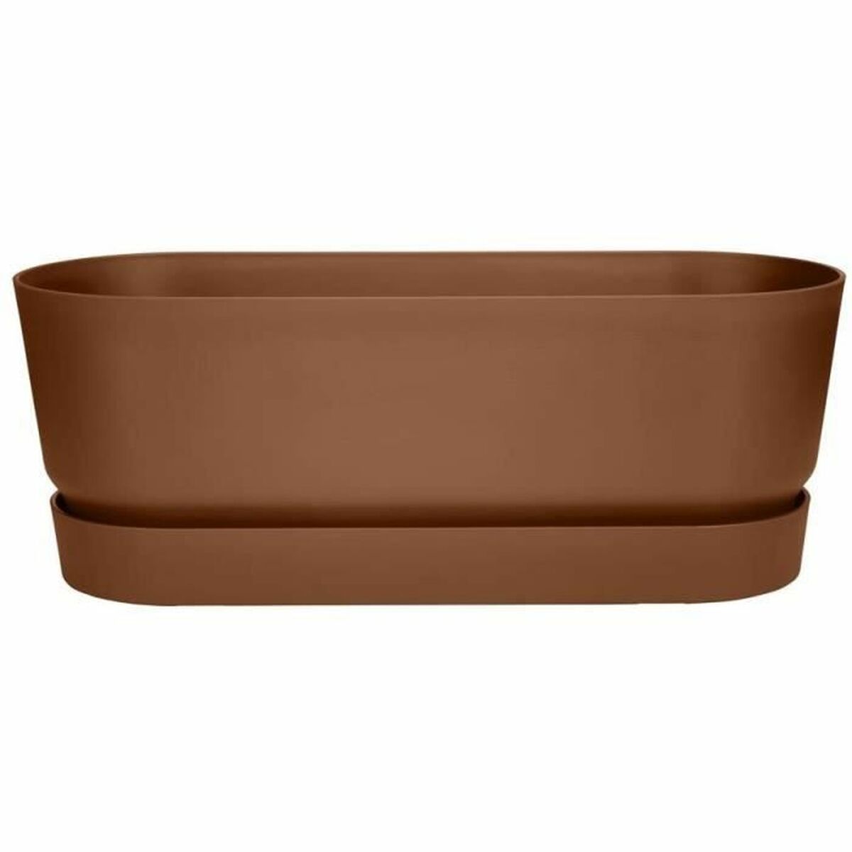 Vaso rettangolare da Balcone Elho   70 cm Bianco Plastica