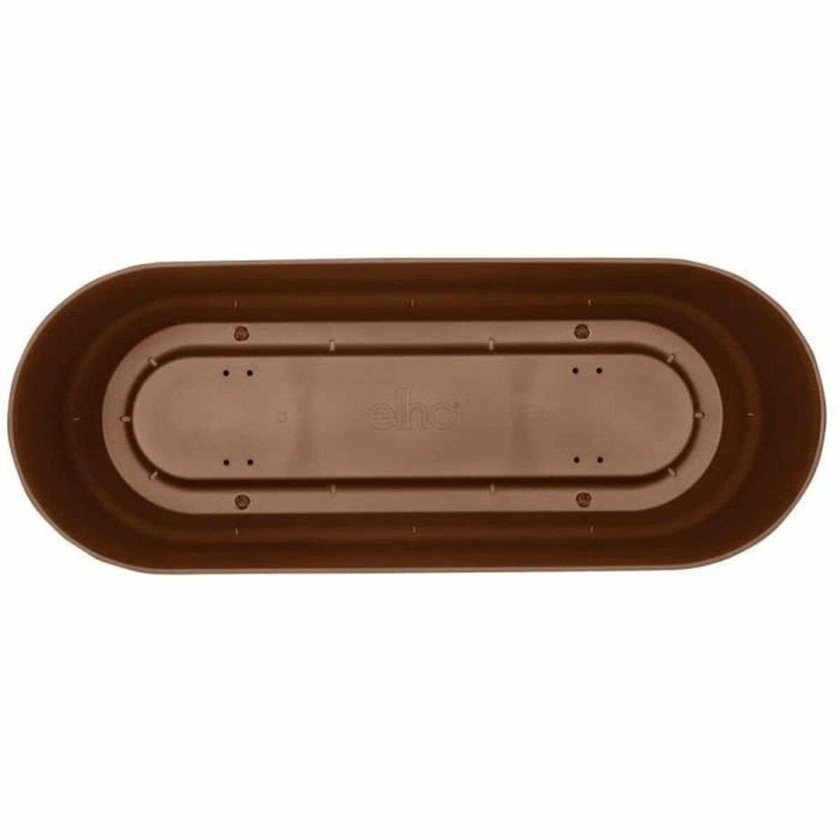 Vaso rettangolare da Balcone Elho   70 cm Bianco Plastica