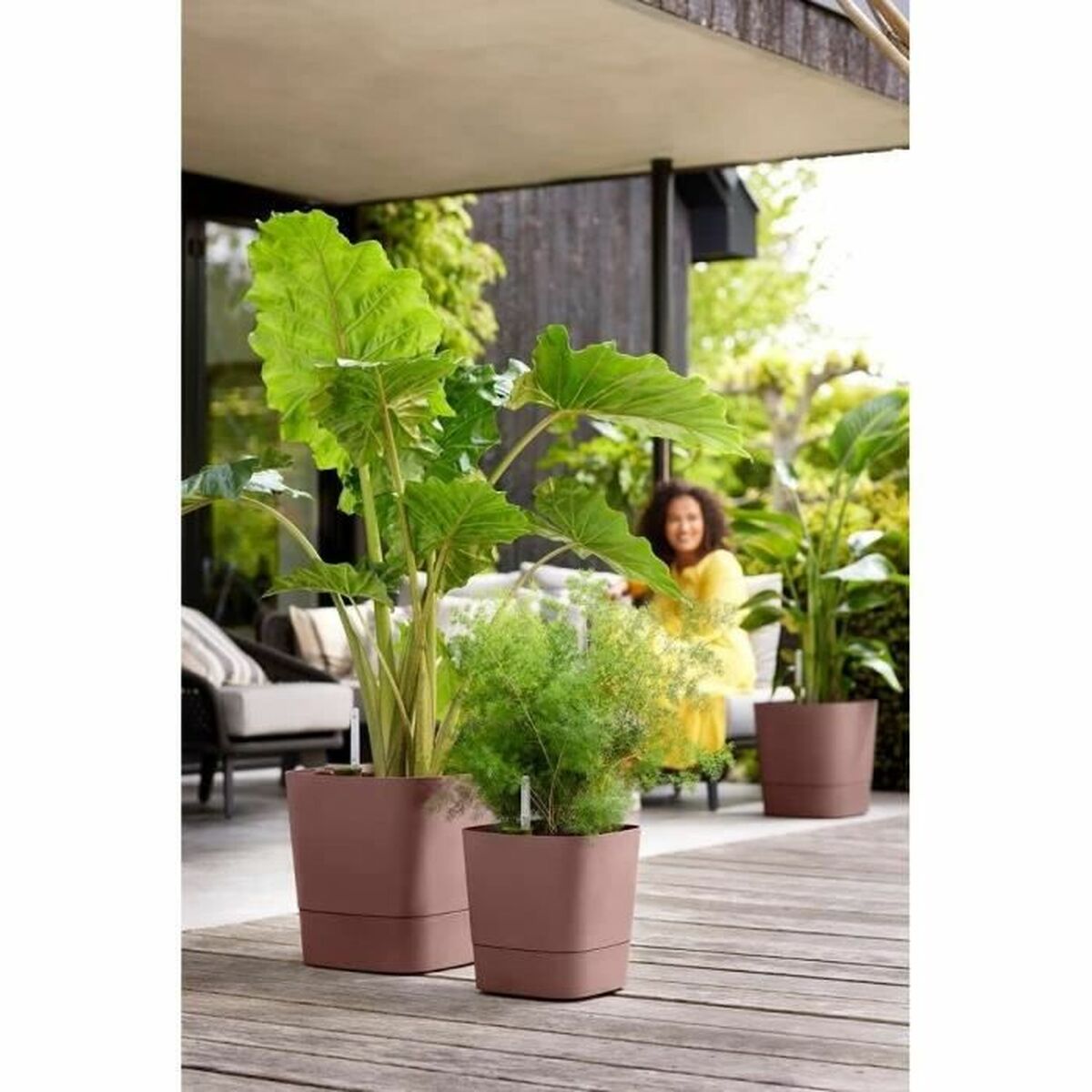 Vaso Autoirrigante Elho   Marrone Plastica Ø 30 cm