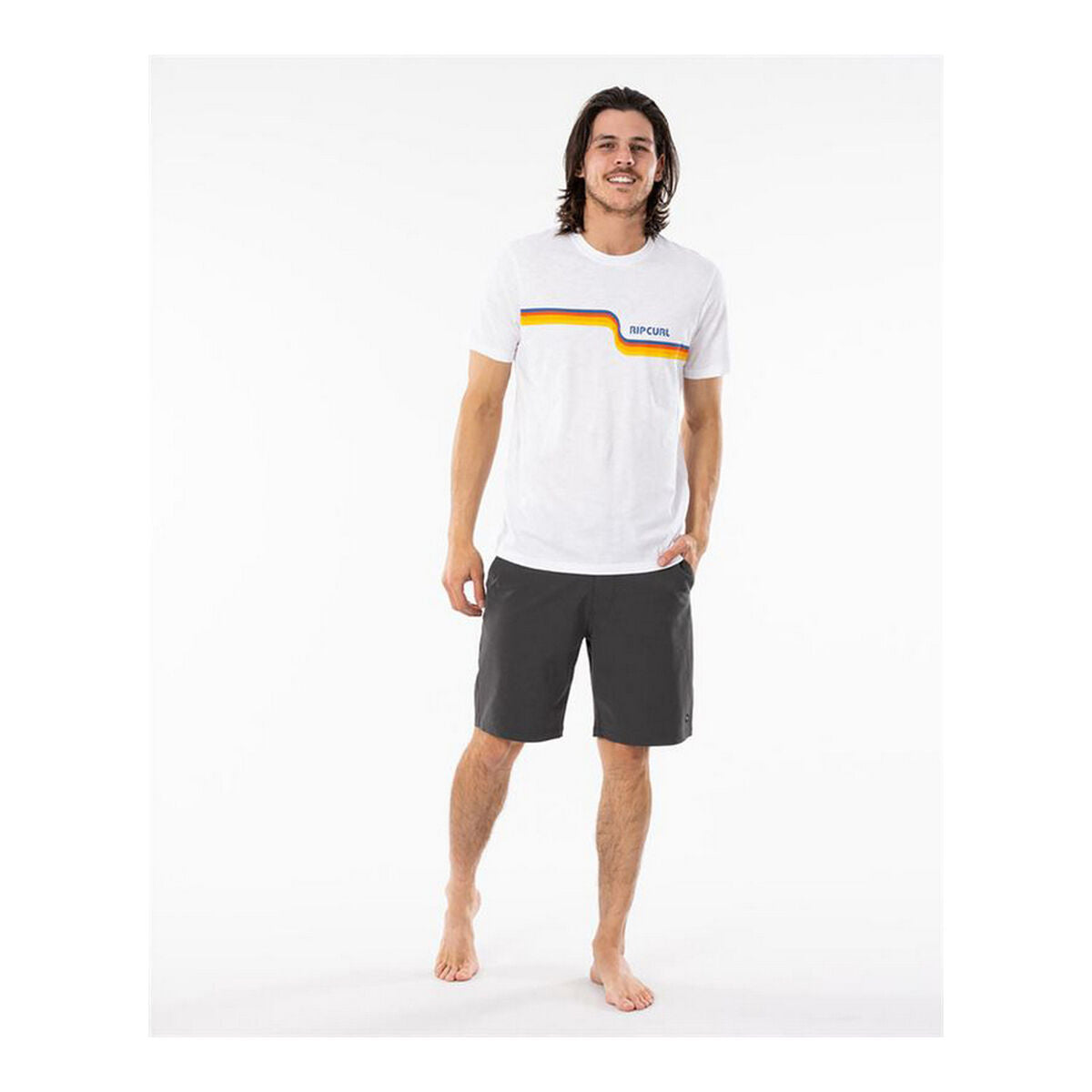 Maglia a Maniche Corte Uomo Rip Curl Surf Revival