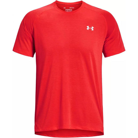 Maglia a Maniche Corte Uomo Under Armour Streaker Rosso