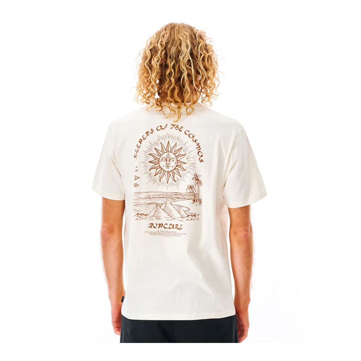 Maglia a Maniche Corte Uomo Rip Curl Bianco