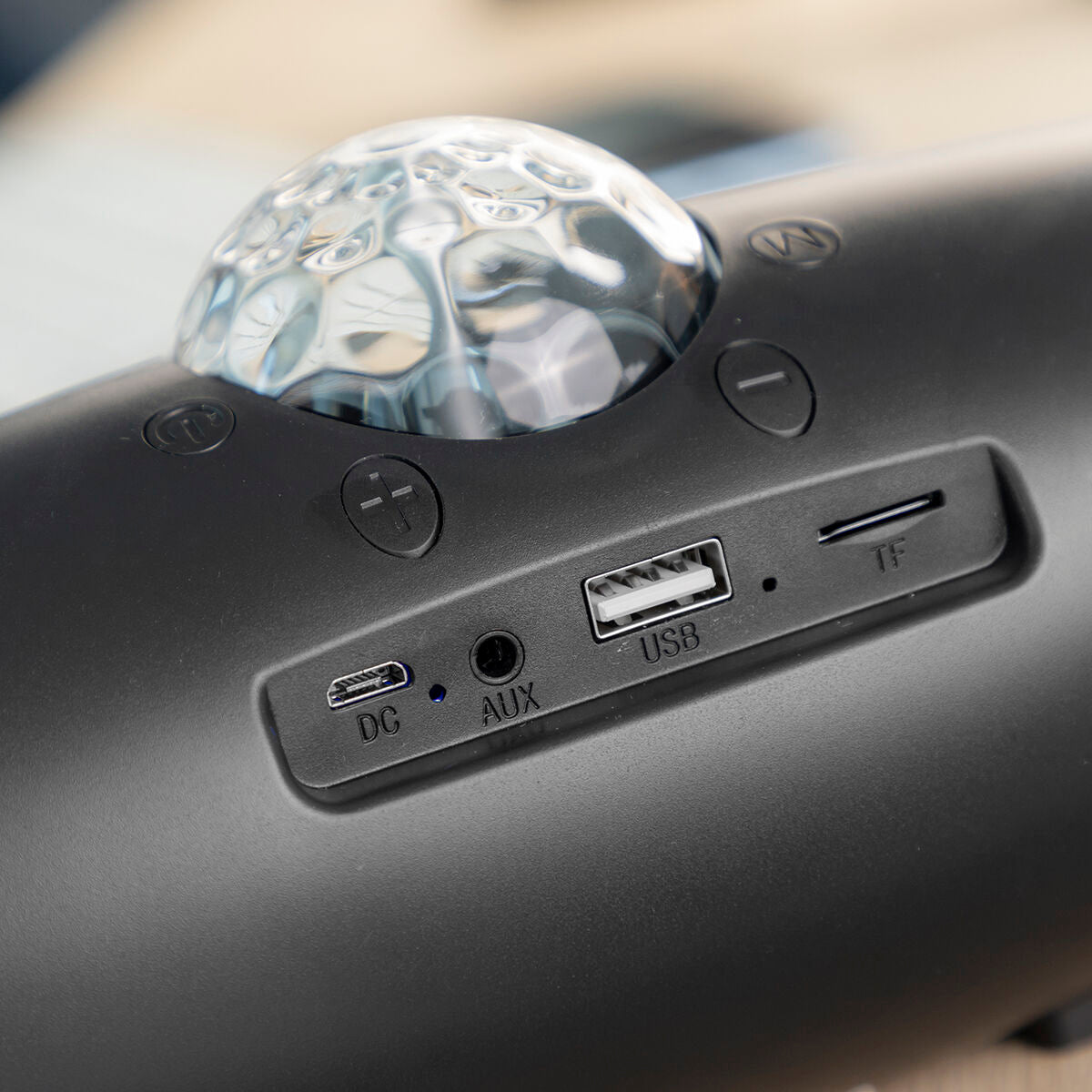 Altoparlante Senza Fili Ricaricabile con Luci da Discoteca Waflash InnovaGoods